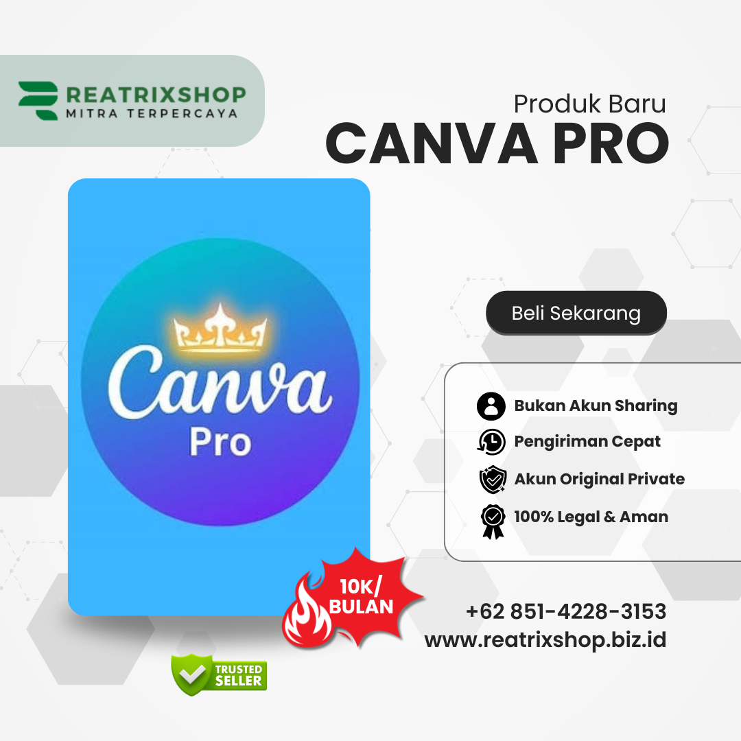 Akses Canva Pro 1 Bulan - Upgrade Akun Pribadi (Garansi 30 Hari)
